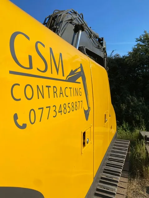GSM Contracting plant working on site